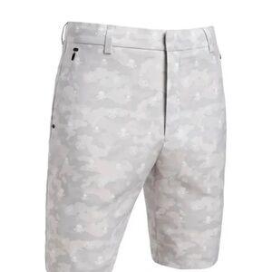 G/Fore Icon Gray Camo And Skull Print Golf Shorts Size 36 Excellent Condition!